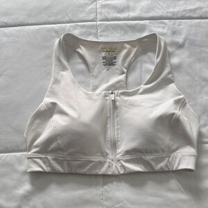 Tek Gear Women's Zip-Front Racer Back Sports Bra